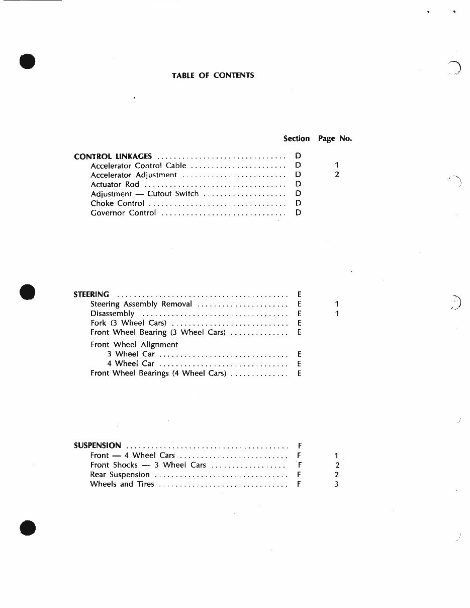 1970 E-Z-Go GX-440/GX-444 Golf Cars OEM Service & Repair Manual preview img 3