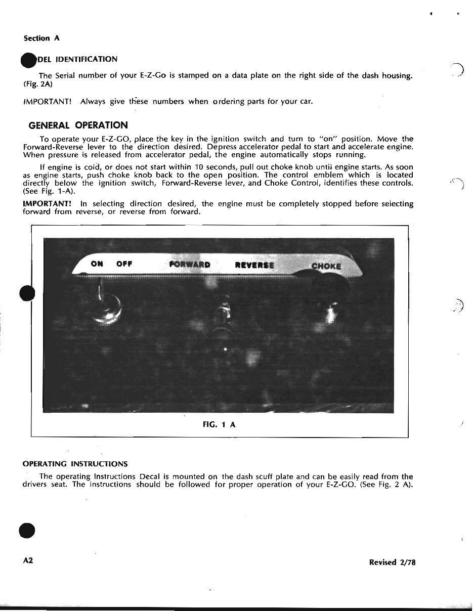 1970 E-Z-Go GX-440/GX-444 Golf Cars OEM Service & Repair Manual preview img 7