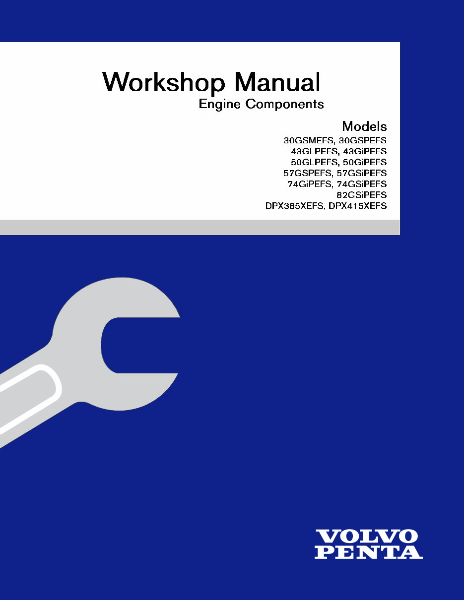1995 VOLVO PENTA 4.3Gi DP Factory Service & Work Shop Manual preview img 1