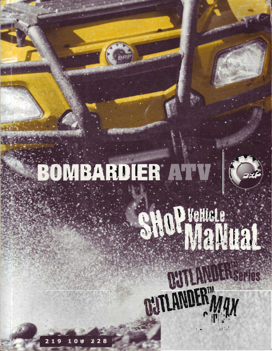 2005-2007 Can-Am Outlander Max 400 XT Service & Repair Manual preview img 1