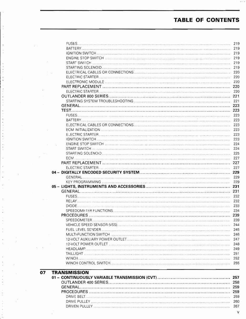 2005-2007 Can-Am Outlander Max 400 XT Service & Repair Manual preview img 6