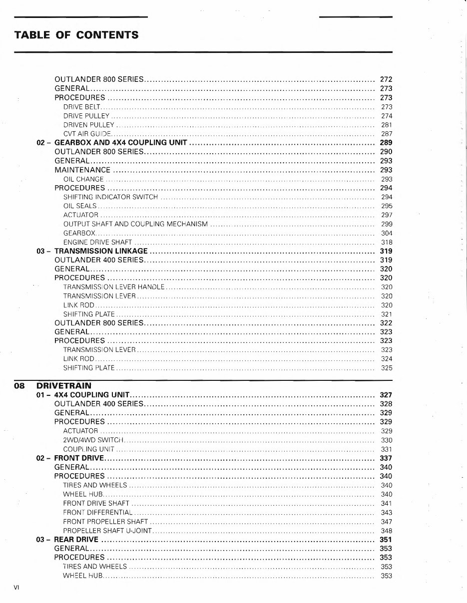 2005-2007 Can-Am Outlander Max 400 XT Service & Repair Manual preview img 7
