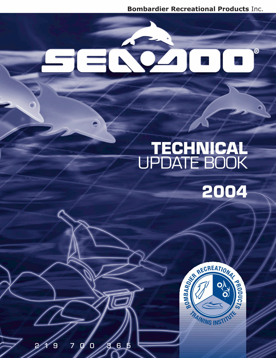 2004 SeaDoo GTX 4-TEC Supercharged Service & Repair Manual preview img 1