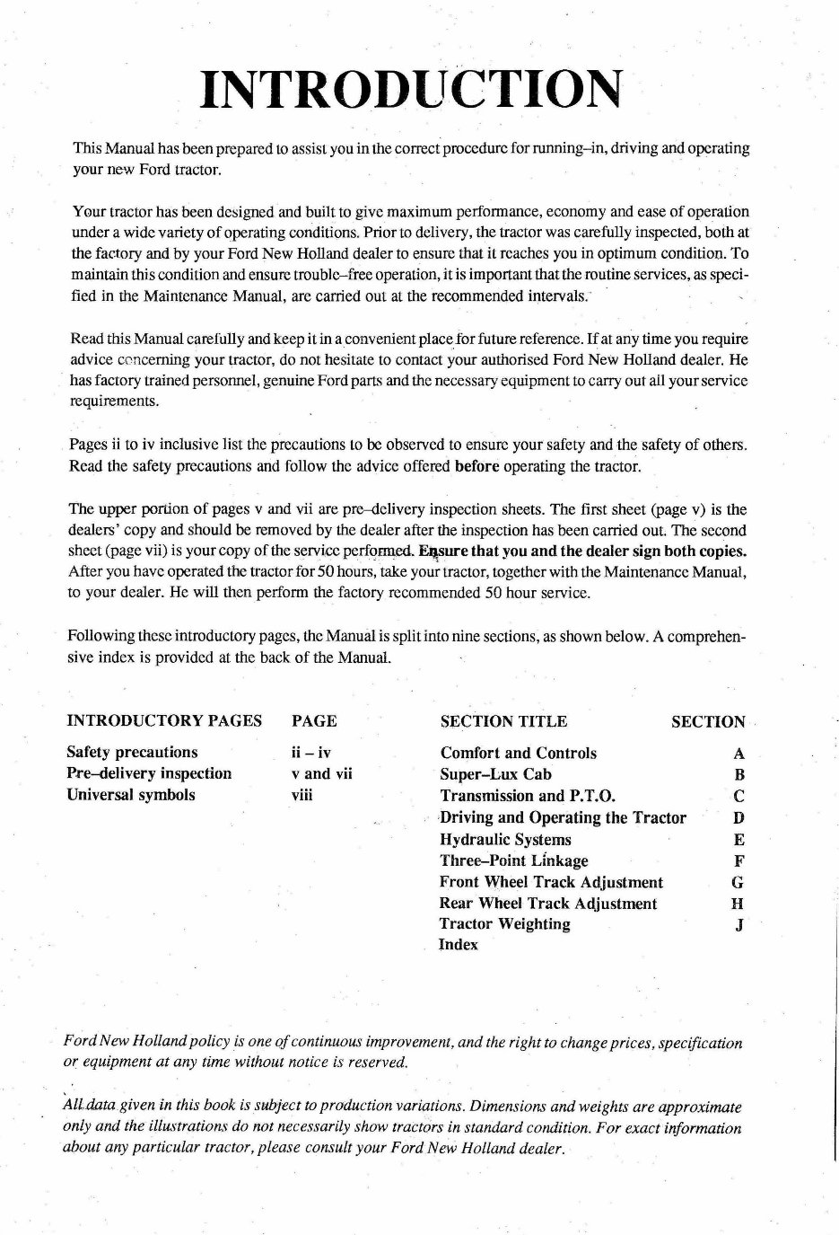 Ford New Holland 6640 Tractor with Cab Operators Owner Instruction Manual - IMPROVED - preview img 3