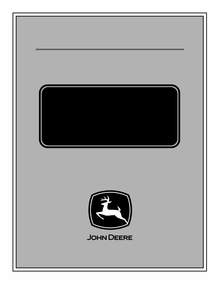 John Deere Gator HPX 4X2 and 4X4 (Gas/Diesel) UTVs OEM Service & Repair Manual preview img 1