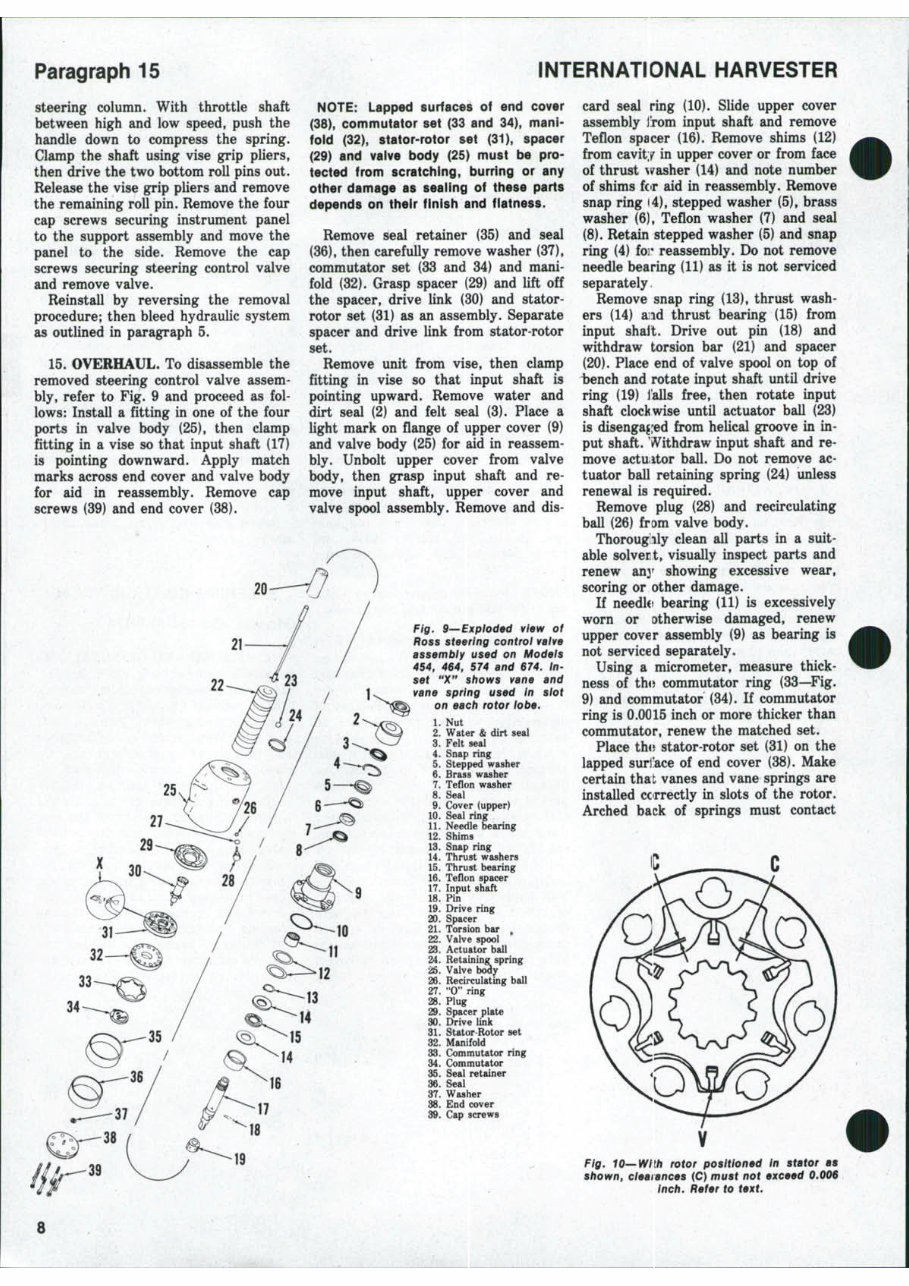 IH International Harvester 484 Repair Service Manual preview img 7