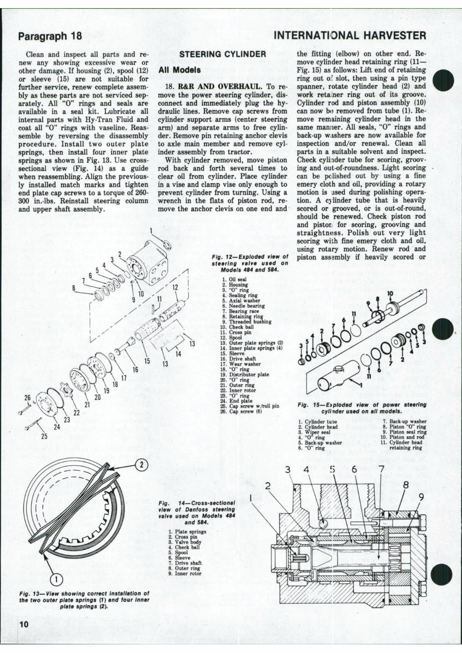 IH International Harvester 484 Repair Service Manual preview img 9