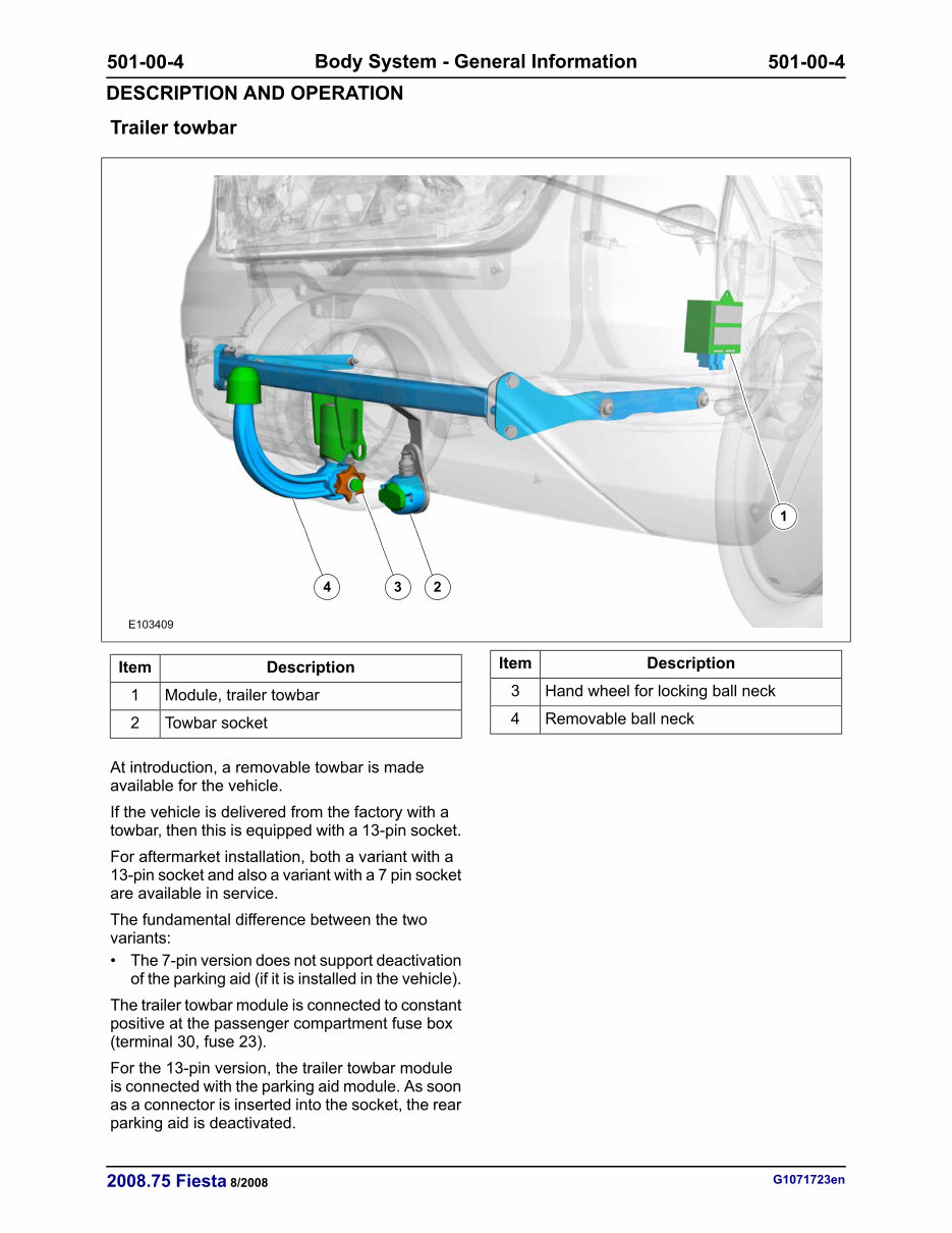 2009-2013 Ford Fiesta (WS) Service & Repair Manual preview img 5