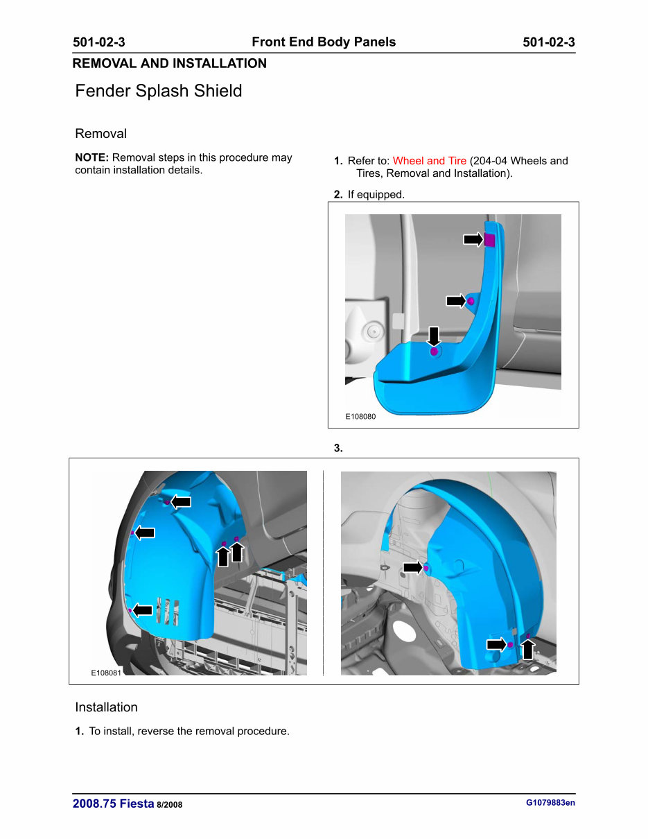 2009-2013 Ford Fiesta (WS) Service & Repair Manual preview img 8
