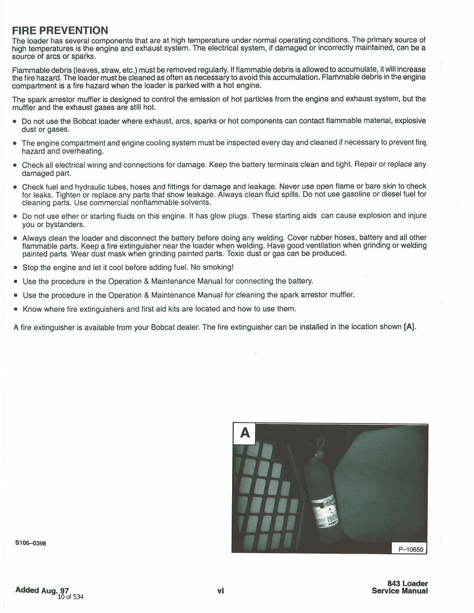 Model 843 843B Skid Steer Loader Repair Manual preview img 10