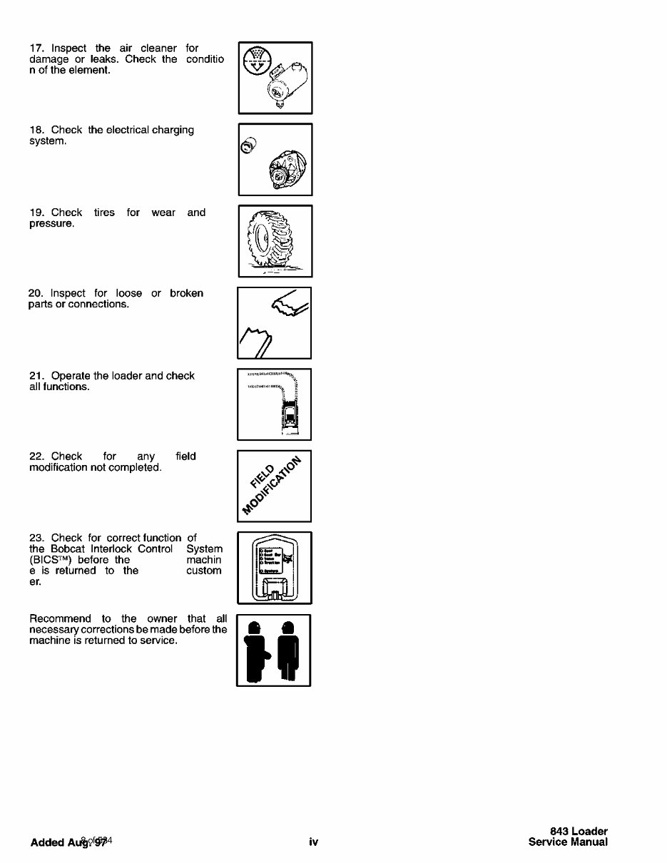 Model 843 843B Skid Steer Loader Repair Manual preview img 8