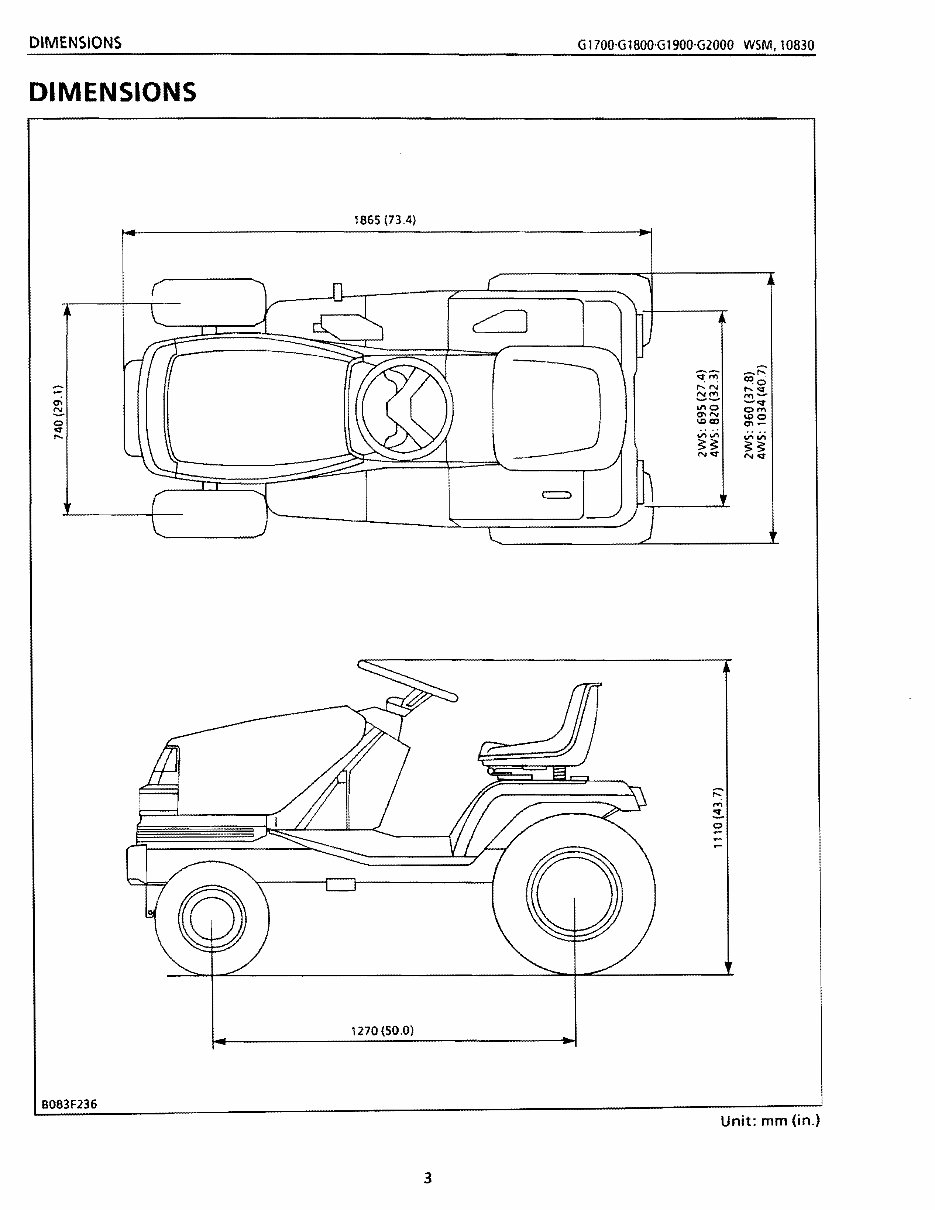 Kubota G1900 Tractor Workshop Repair Service Manual preview img 3