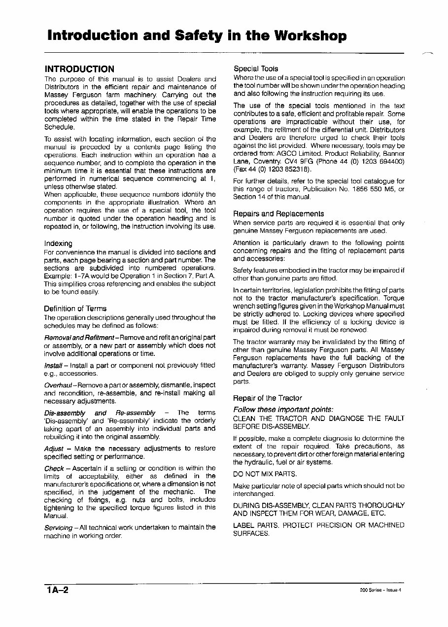 Massey Ferguson MF 261 Service & Repair Manual preview img 8