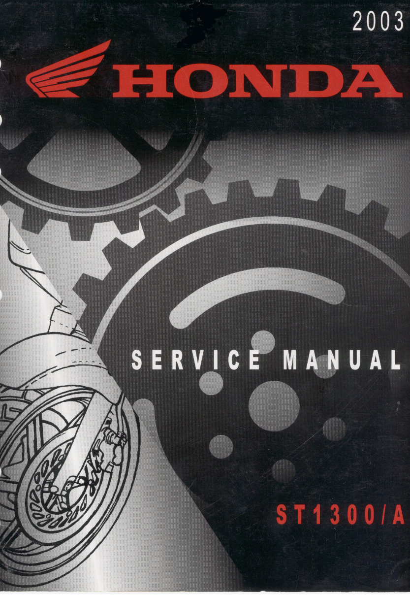 2003-2007 Honda ST1300 ST1300A ABS Pan European Service & Repair Manual preview img 1