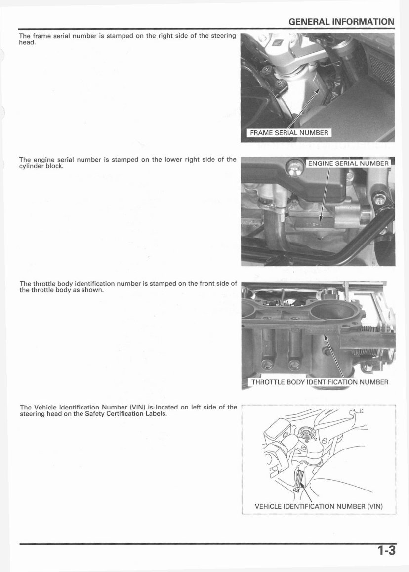 2003-2007 Honda ST1300 ST1300A ABS Pan European Service & Repair Manual preview img 7