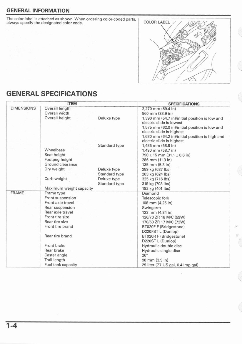 2003-2007 Honda ST1300 ST1300A ABS Pan European Service & Repair Manual preview img 8