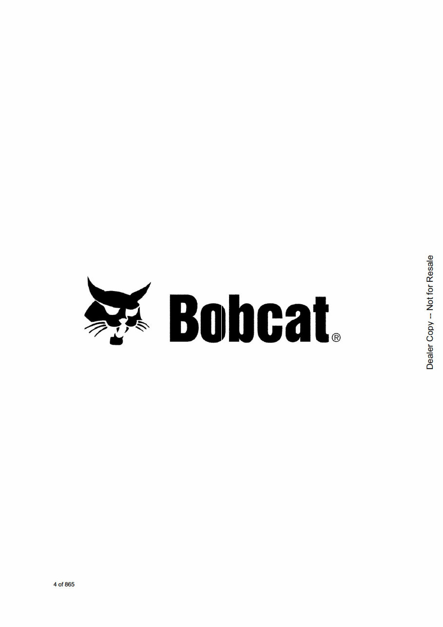 Bobcat 331/331 E/334 Compact Excavators OEM Service & Repair Manual preview img 4