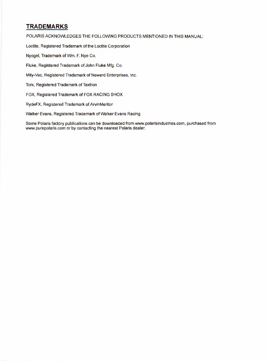2007-2015 Polaris IQ Chassis Snowmobile Repair Manual preview img 4