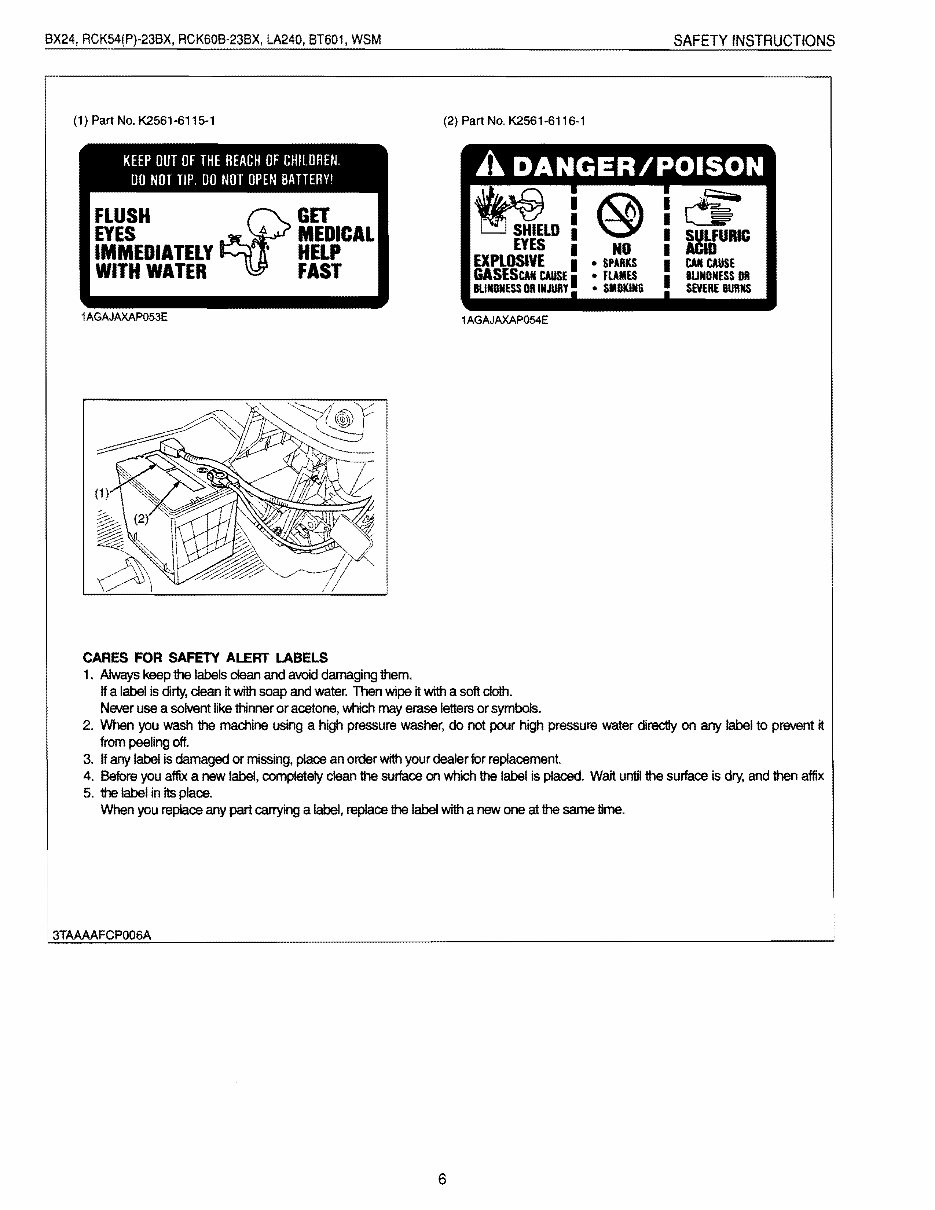 KUBOTA BX24 Tractor LA240 Loader BT601 BACKHOE RCK MOWER SRM preview img 6