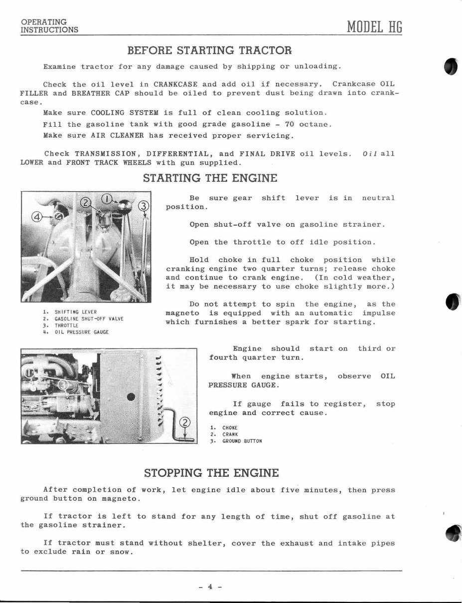 Oliver Cletrac HG Tractor Full Service & Repair Manual preview img 10