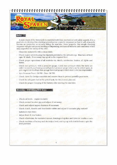 Royal Enfield Bullet 350/500 Service & Repair Manual preview img 4