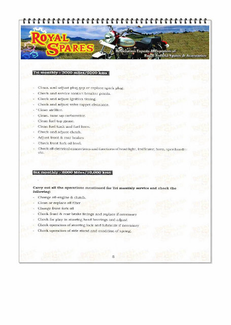 Royal Enfield Bullet 350/500 Service & Repair Manual preview img 5