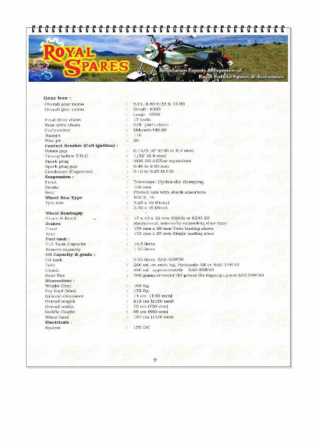 Royal Enfield Bullet 350/500 Service & Repair Manual preview img 9
