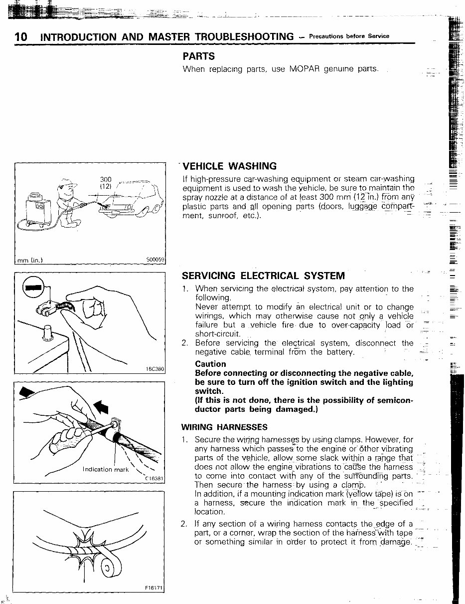 MITSUBISHI STARION-CONQUEST TURBO Workshop Manual preview img 10
