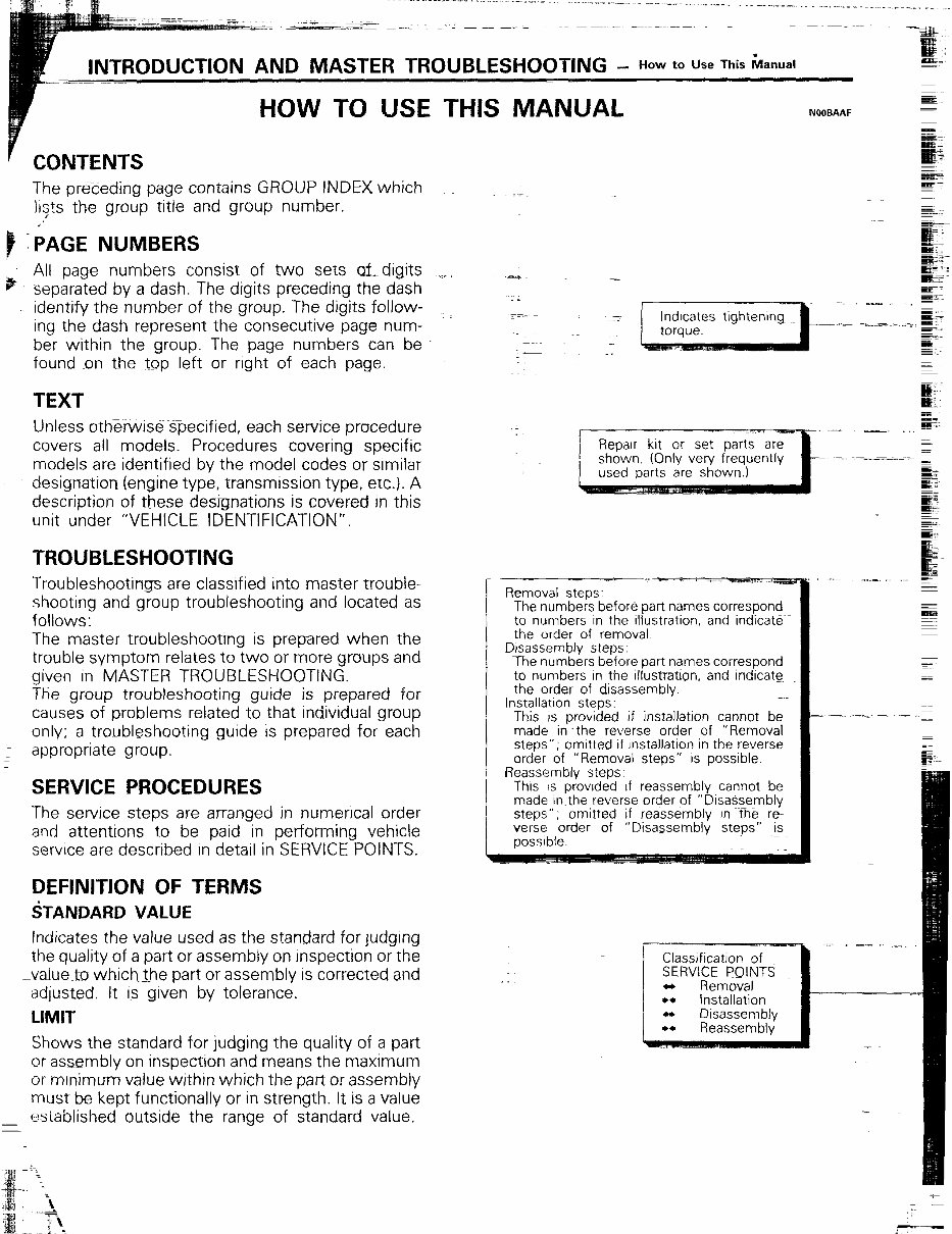 MITSUBISHI STARION-CONQUEST TURBO Workshop Manual preview img 2