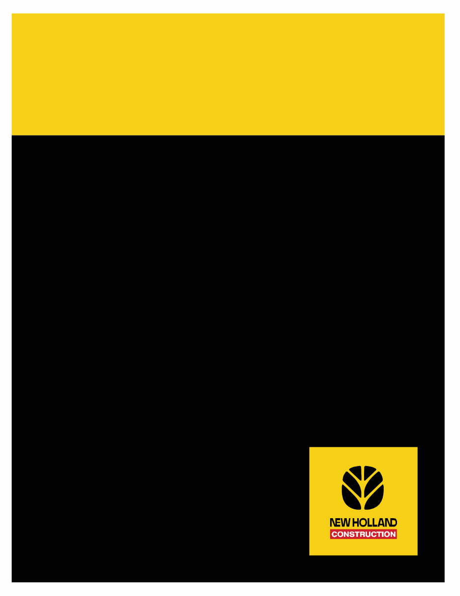 NEW HOLLand LB75.B LB90.B LB110.B LB115.B Loader BACKHOE Operators Manual preview img 1