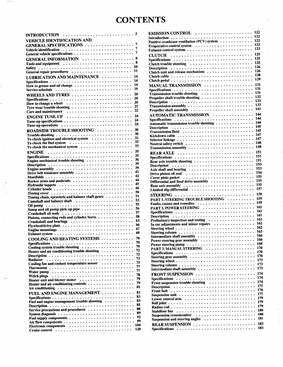 1988-1993 Holden Commodore VN VP Calais Service & Repair Manual preview img 2