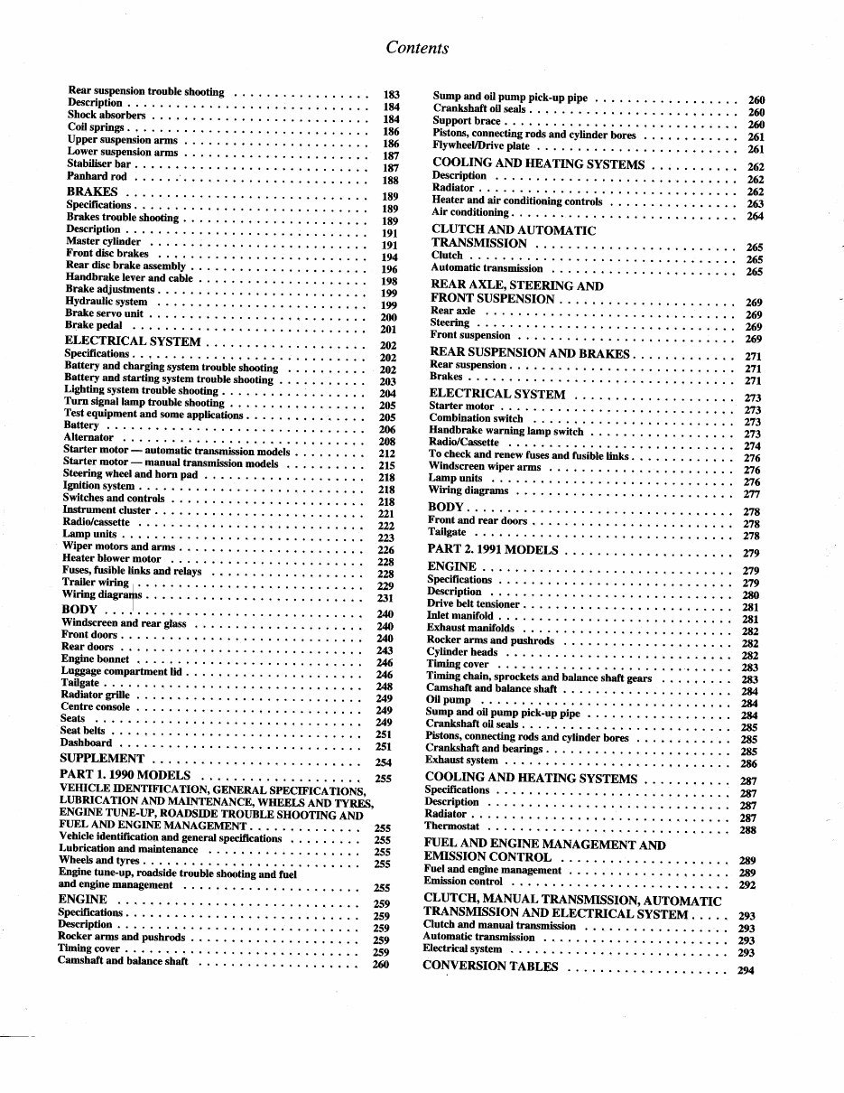 1988-1993 Holden Commodore VN VP Calais Service & Repair Manual preview img 3