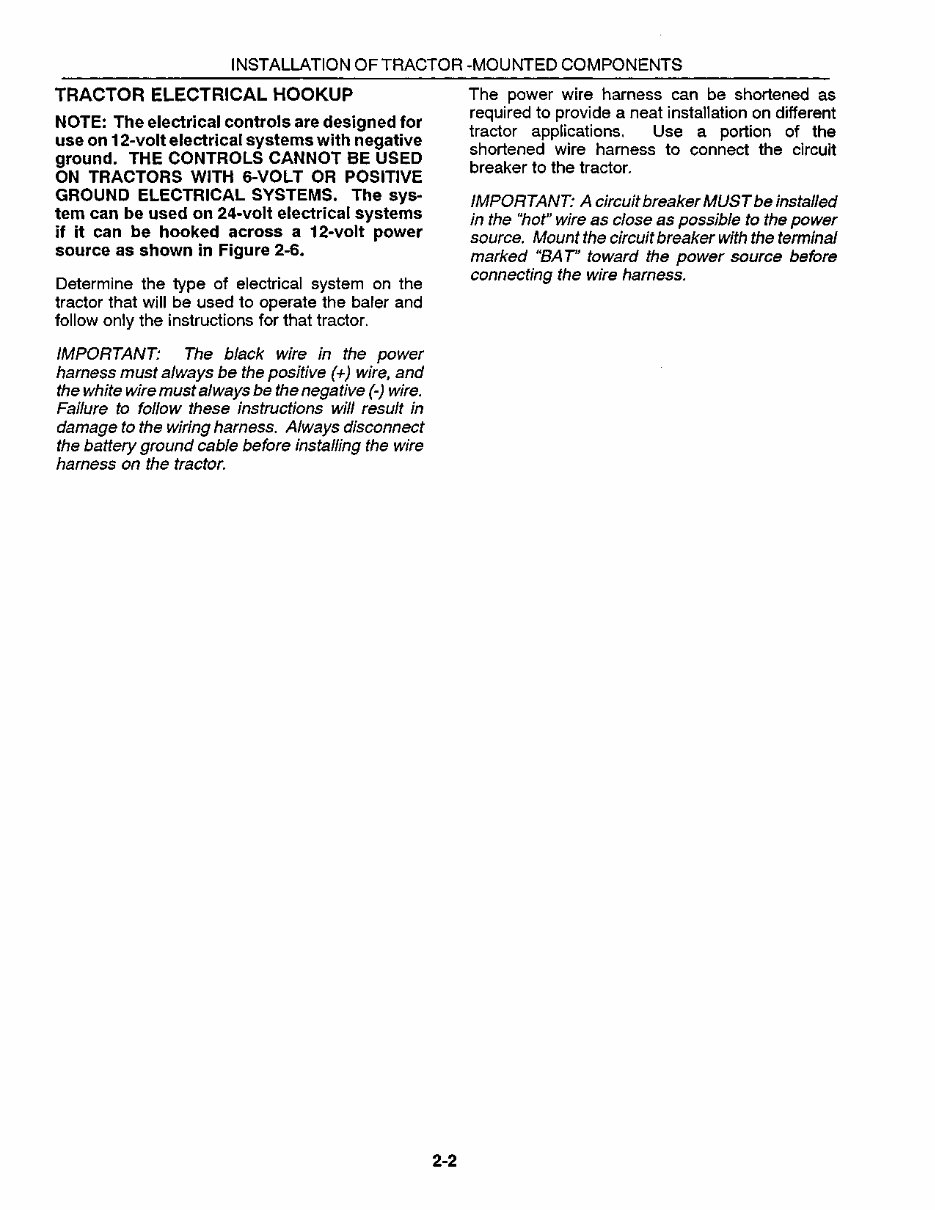 NEW HOLLand BALE COMMand For TWINE / NET WRAP 640 650 660 ROUND BALER Operators Manual preview img 10