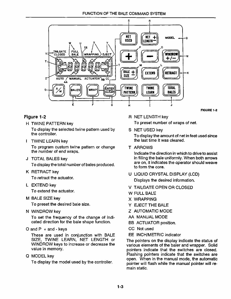 NEW HOLLand BALE COMMand For TWINE / NET WRAP 640 650 660 ROUND BALER Operators Manual preview img 5