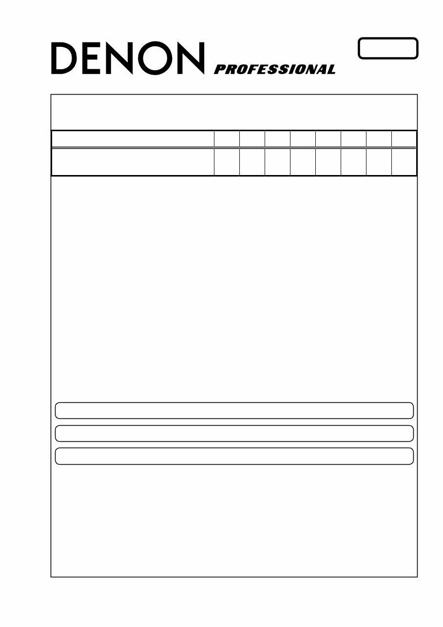 Denon MC6000MK2 Service Manual & Repair Guide preview img 1
