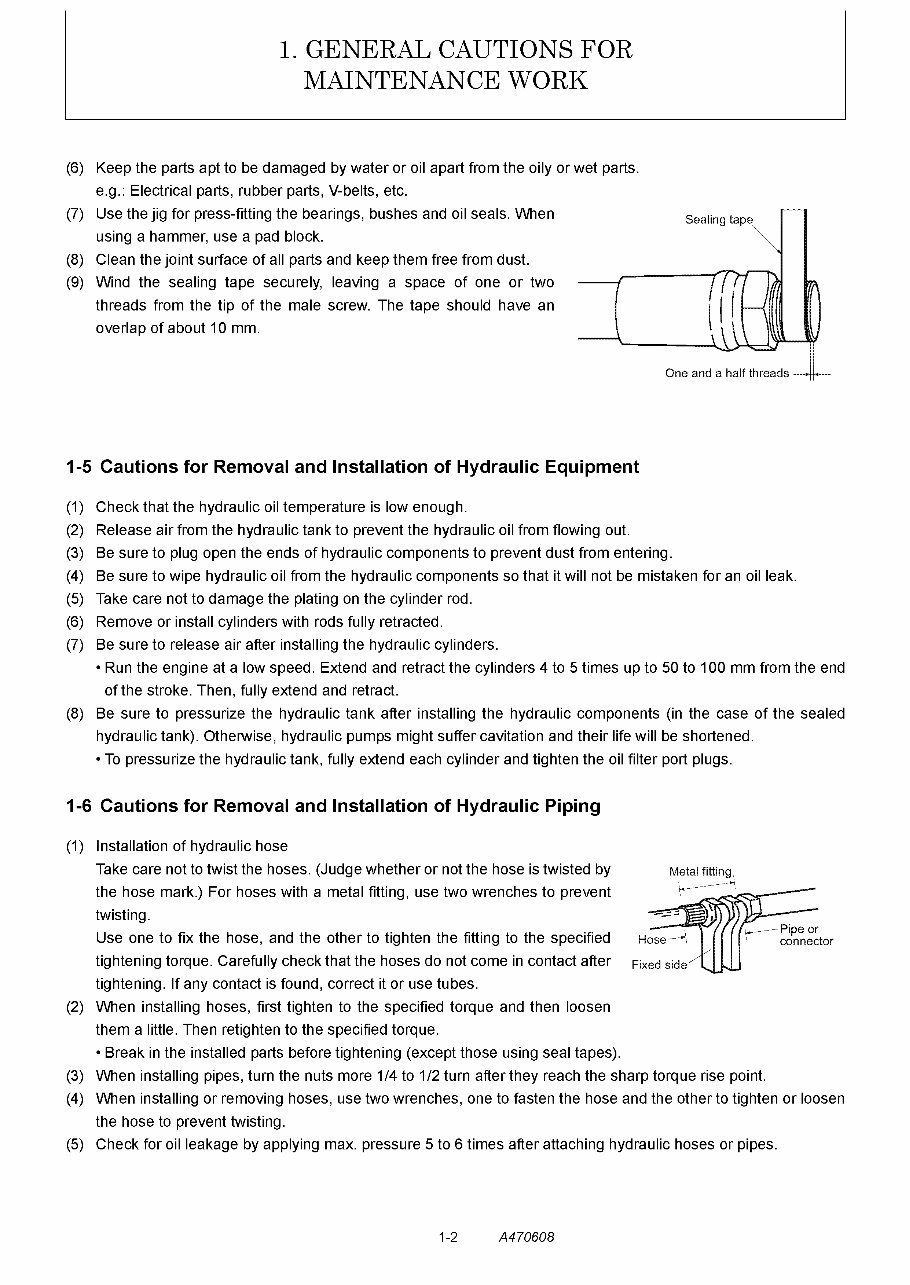 2006-2013 Yanmar ViO45-5, ViO55-5 Excavators OEM Service & Repair Manual preview img 10