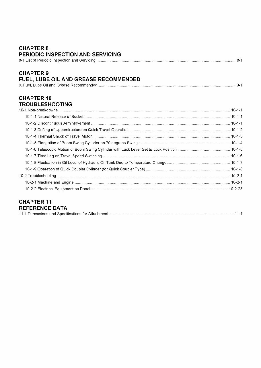 2006-2013 Yanmar ViO45-5, ViO55-5 Excavators OEM Service & Repair Manual preview img 7