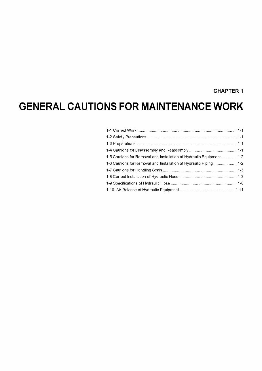 2006-2013 Yanmar ViO45-5, ViO55-5 Excavators OEM Service & Repair Manual preview img 8