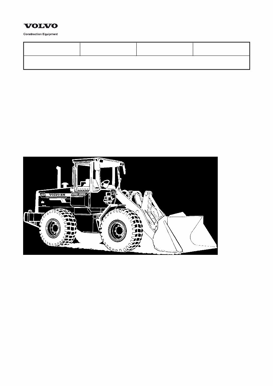 VOLVO L70C Wheel Loader Full Service Repair Manual preview img 1