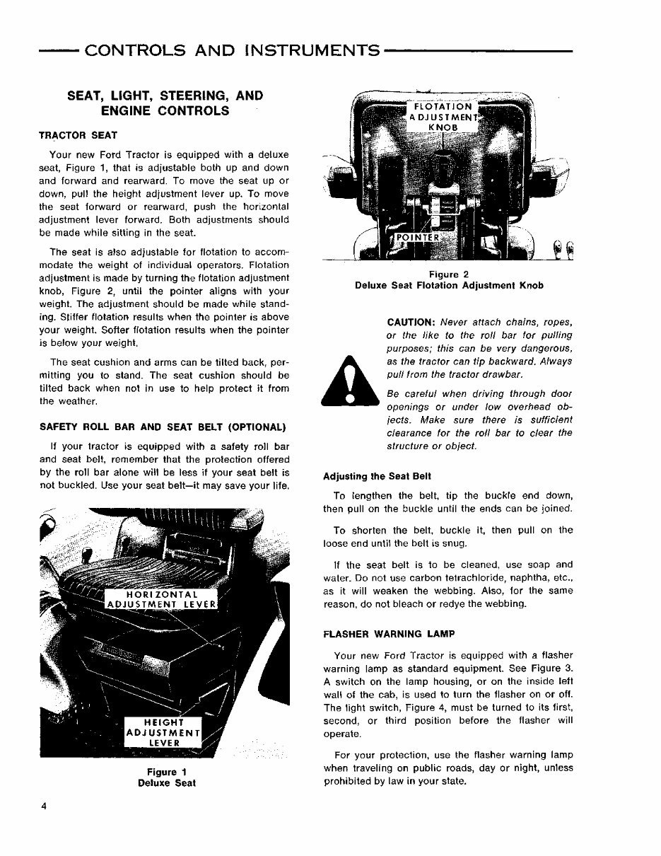 FORD New HOLLand 8000 Tractor Operators Manual preview img 10