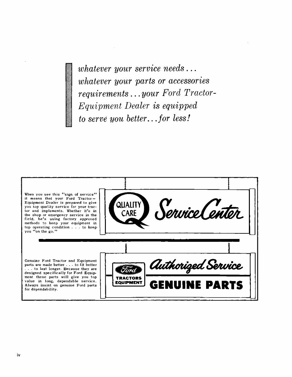 FORD New HOLLand 8000 Tractor Operators Manual preview img 6