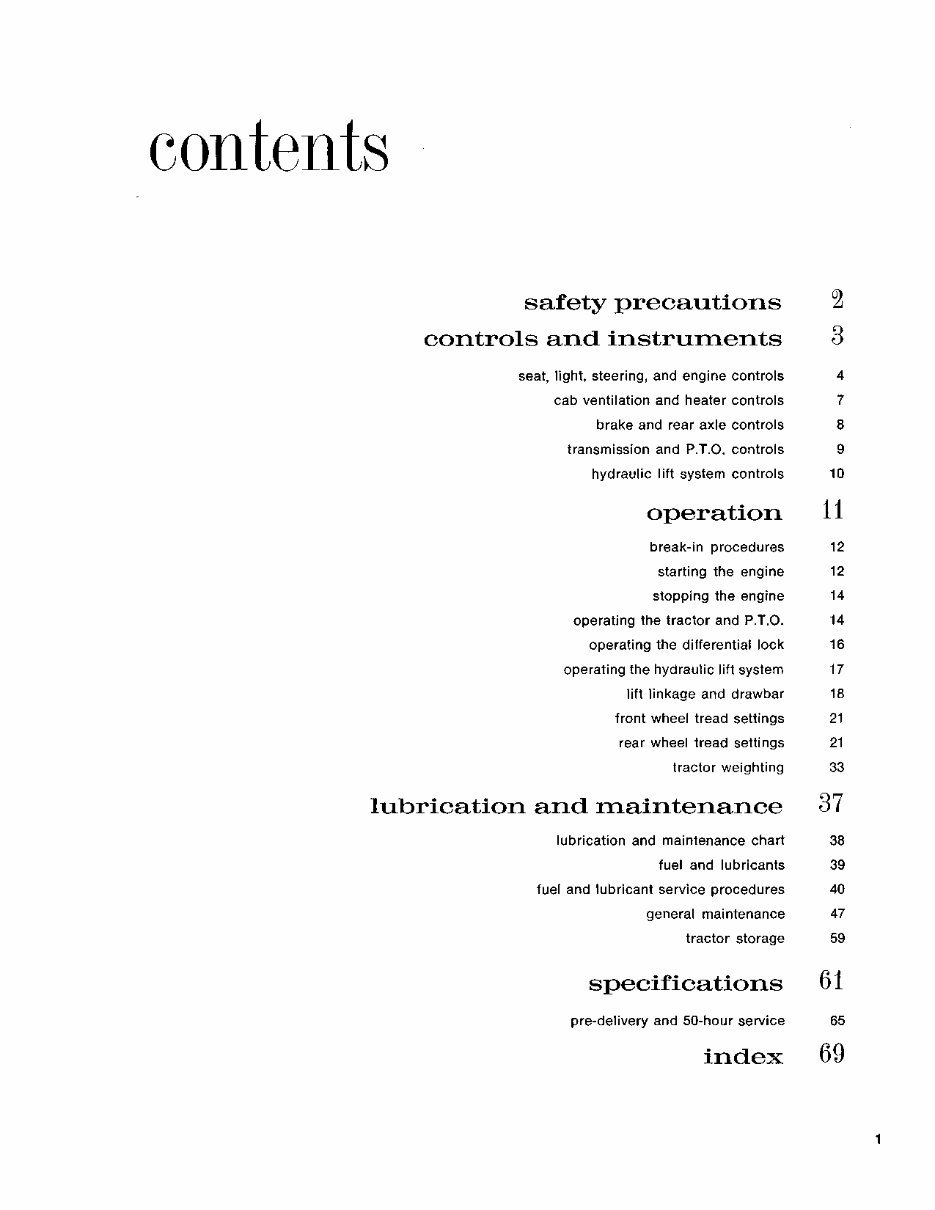 FORD New HOLLand 8000 Tractor Operators Manual preview img 7