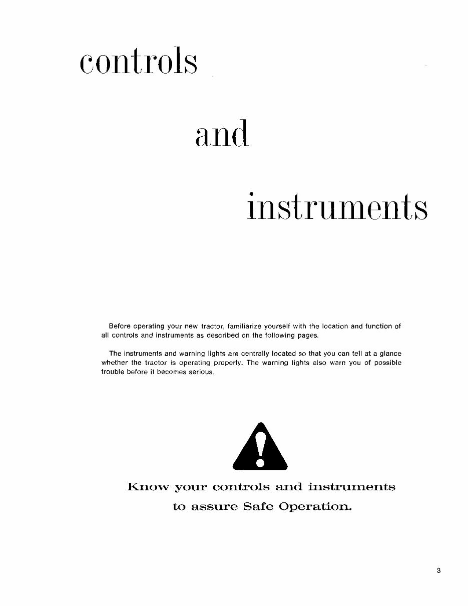 FORD New HOLLand 8000 Tractor Operators Manual preview img 9