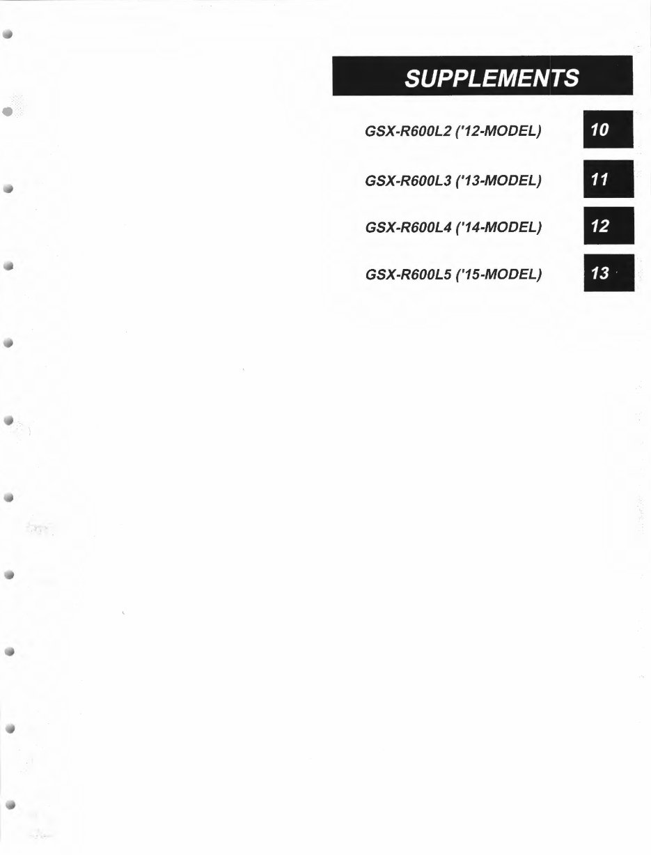 2011-2015 Suzuki GSX-R 600 GSXR Service & Repair Manual preview img 3