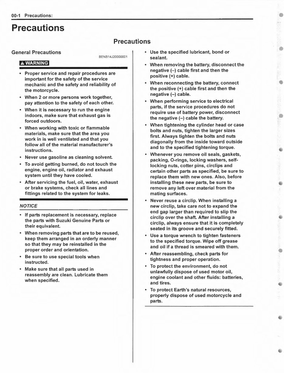 2011-2015 Suzuki GSX-R 600 GSXR Service & Repair Manual preview img 5