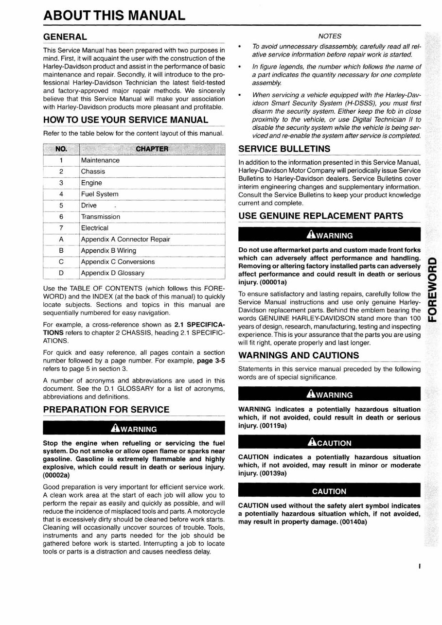 2010 Harley-Davidson Softail FLSTSB Cross Bones Service & Repair Manual preview img 2