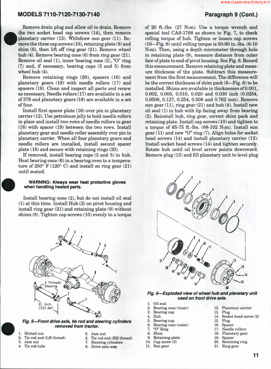 Case IH 7120 Tractor Repair Service Manual preview img 10