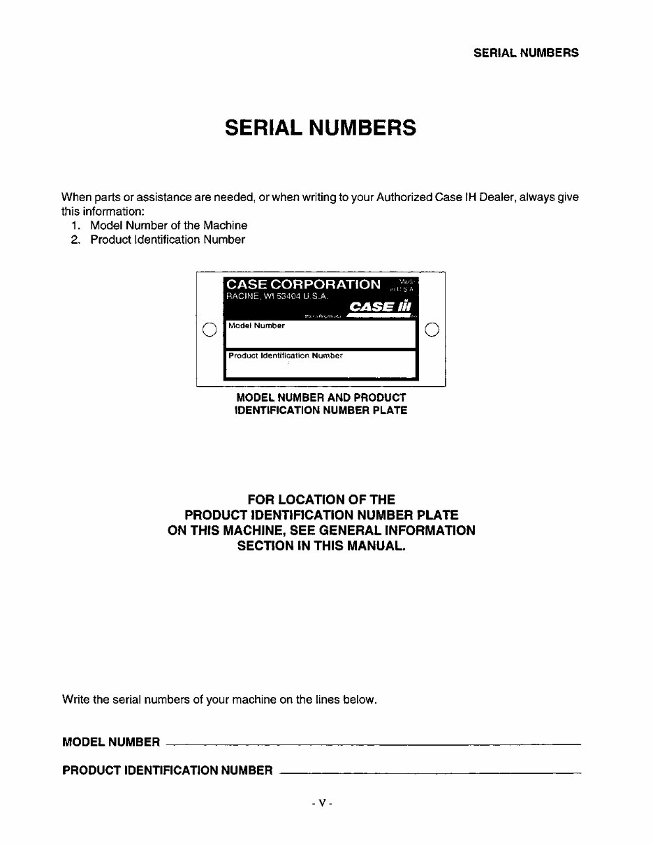 CASE IH 8430 ROUND BALER Operators Manual #2 preview img 7