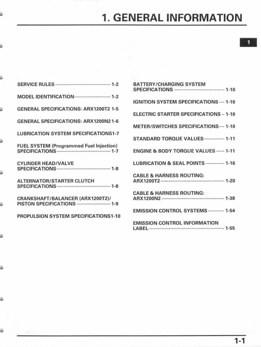 2003-2007 Honda Aquatrax F-12 ARX1200 Service & Repair Manual preview img 5