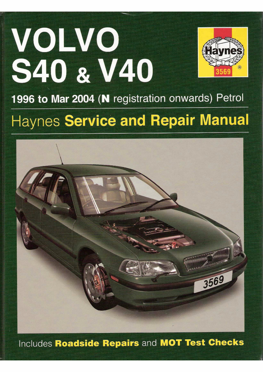1996-2004 Volvo S40 & V40 Service & Repair Manual preview img 1